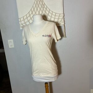 Salt Life Cream Fitted Short Sleeve Tee